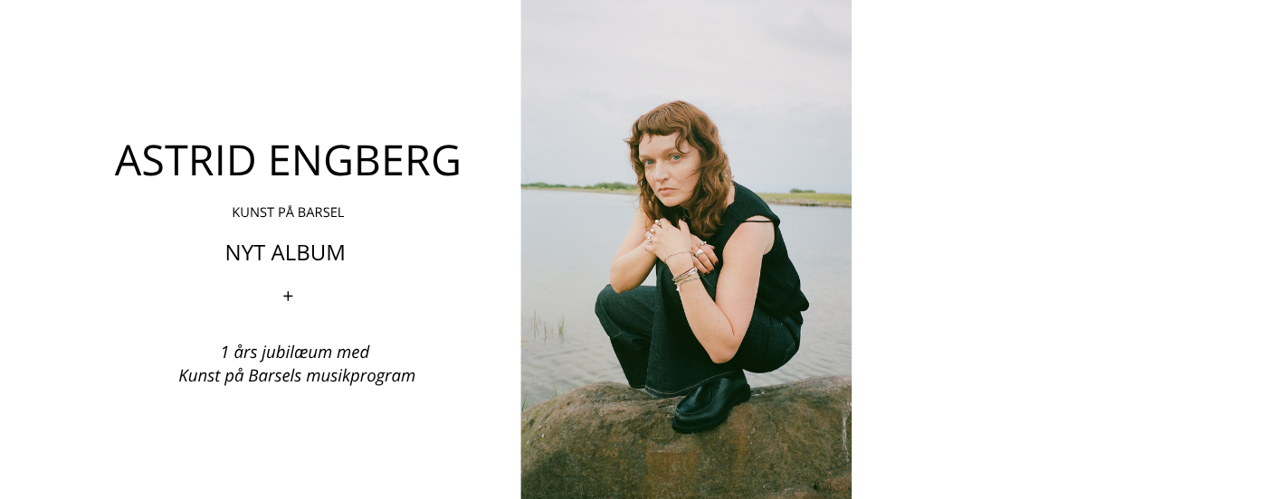 Astrid Engberg på en sten