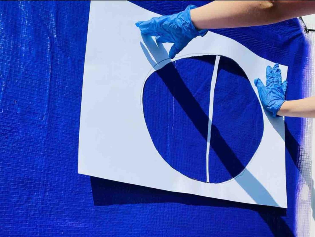 Billede af stencil