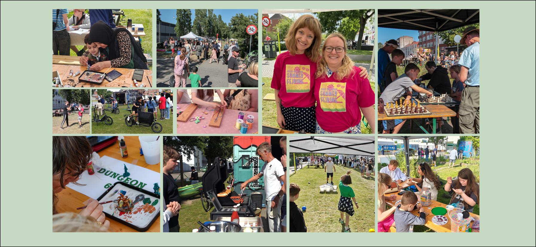 Coverbilledet er en kollage af forskellige billeder fra de forrige Sommerfejringer.