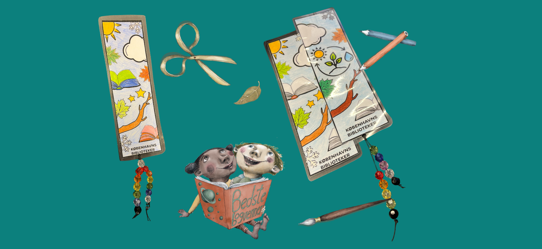 kreative hjemmelavede bogmærker