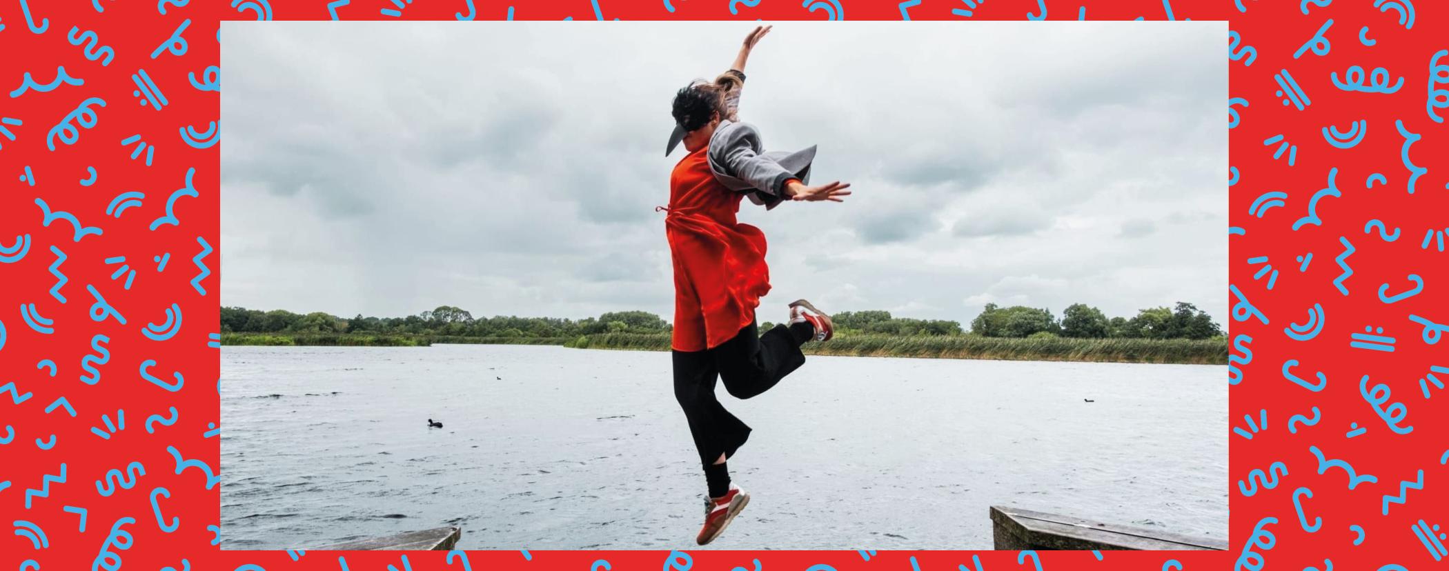 Billede fra forestillingen 'Dans, lille måge, dans!'