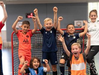 Fællesbillede til futsal